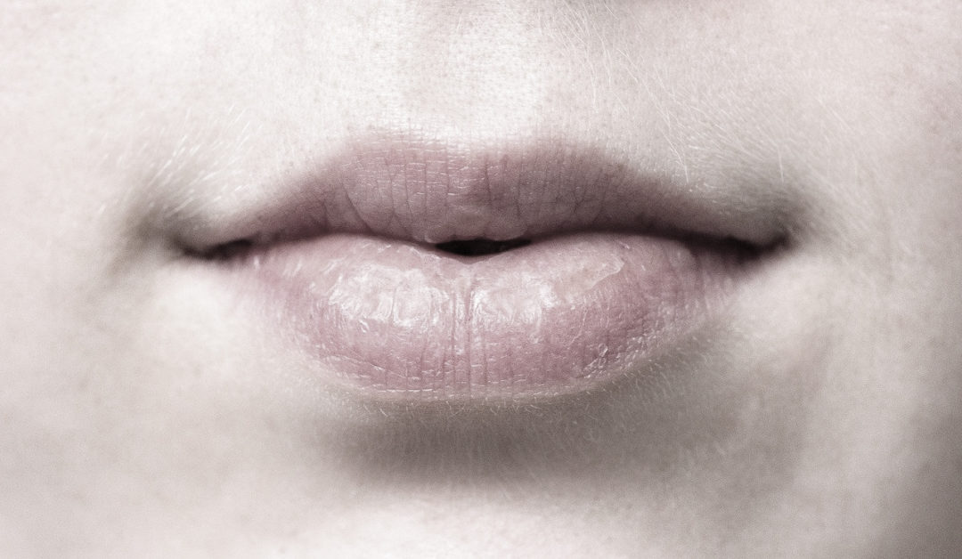 Trockene Lippen Lippenpeeling verwenden